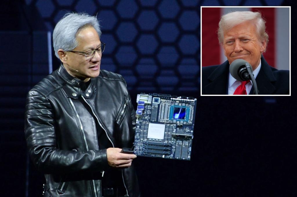 Nvidia vows to spend up to $ 500b to build servers in the US amid Trump's pressure