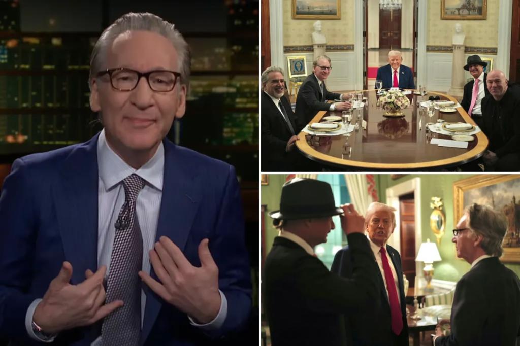 Bill Maher dishes at Trump's dinner and reveals what the president gave him: 'Liberal sphincters just tightened'